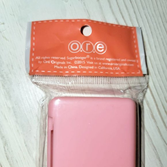 Pink Hedgehog Pencil Case Sugar Booger Hinged Plastic Box NEW NIP Rosy Shade - Picture 9 of 9